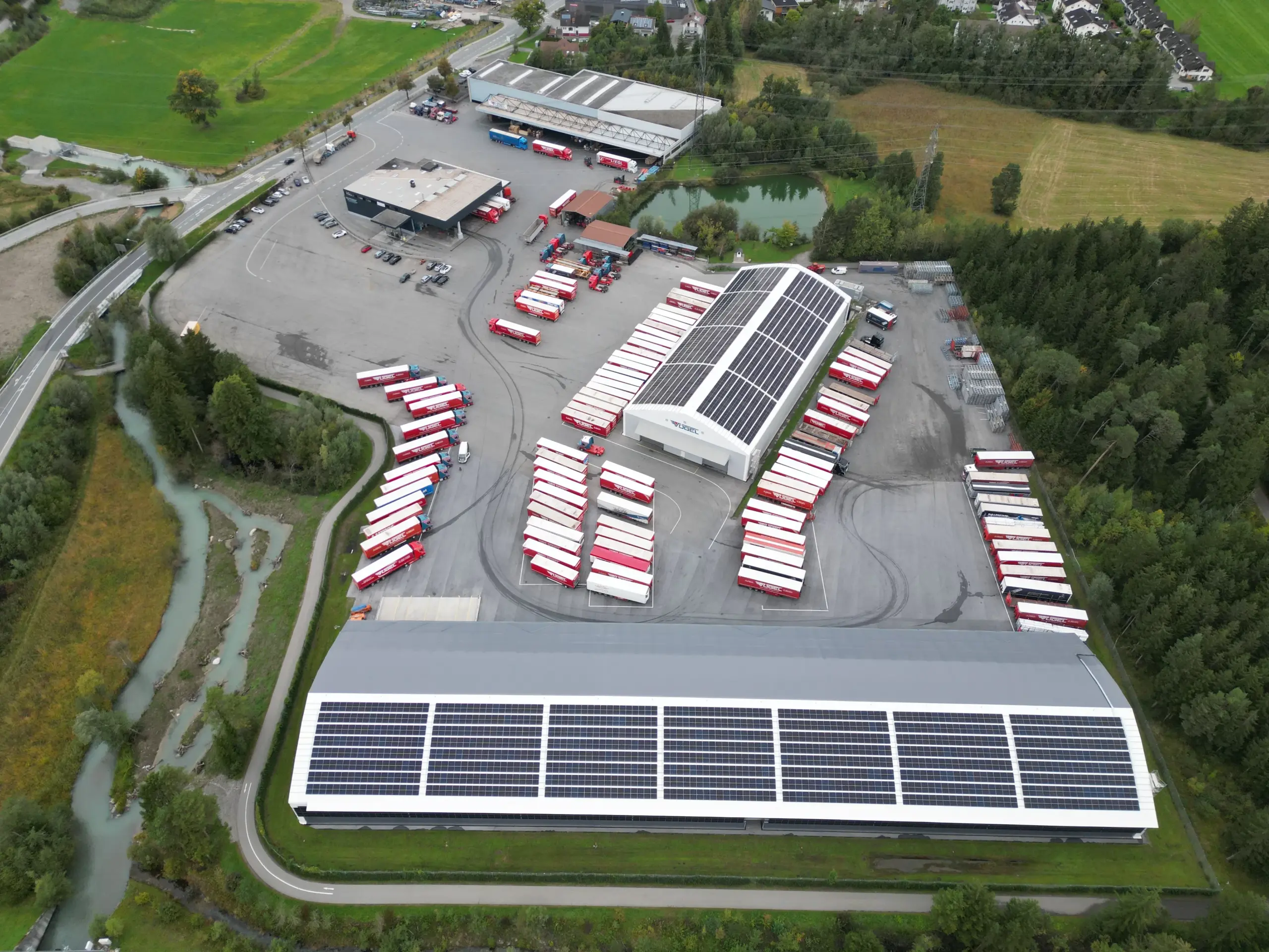 Voegel-Transporte PV Anlage